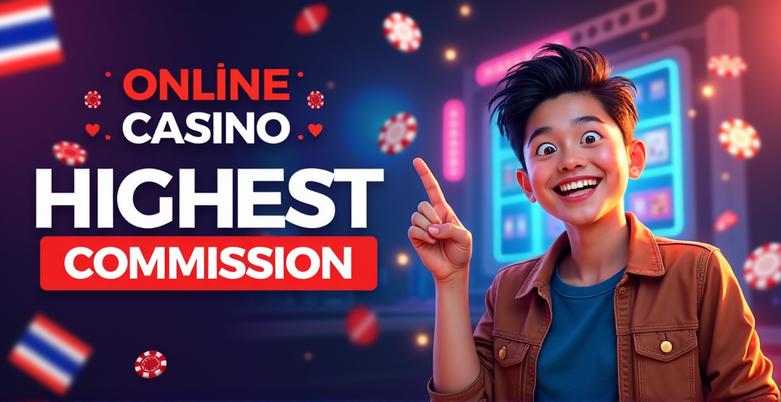 คาสิโนออนไลน์ ค่าคอมมิชชั่นสูงที่สุด